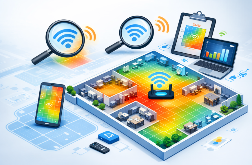 Por Que o Mapeamento de Calor é Essencial para um Wi-Fi Corporativo de Alta Performance